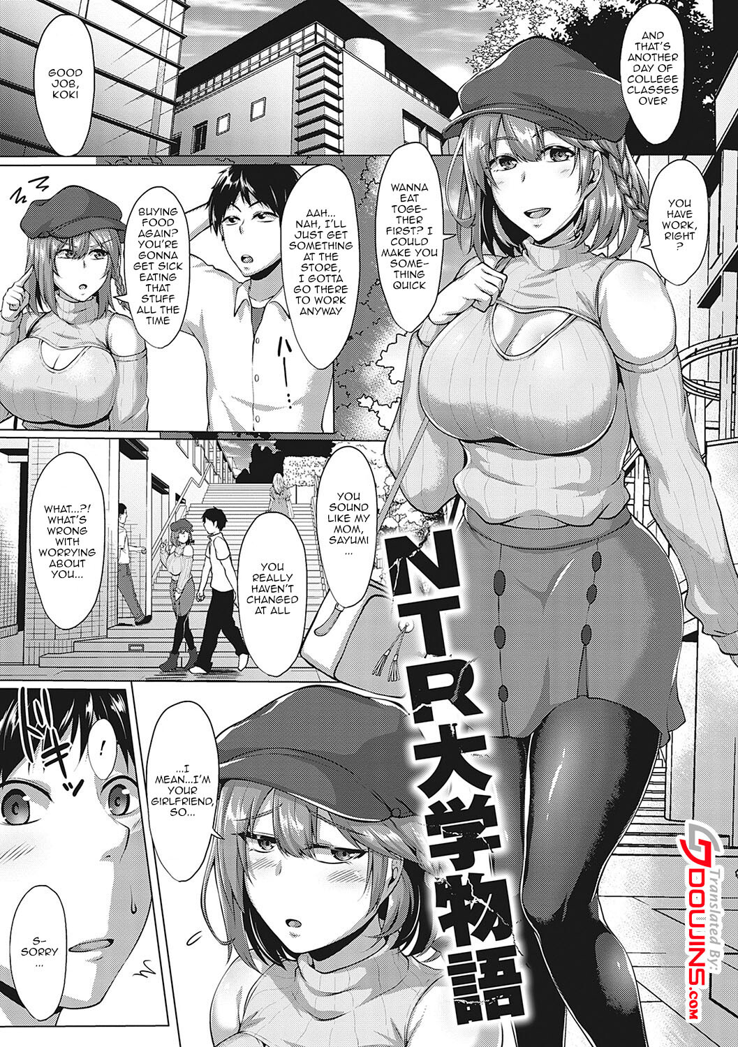 Hentai Manga Comic-Thick Cock-Loving Girls-Chapter 1-4